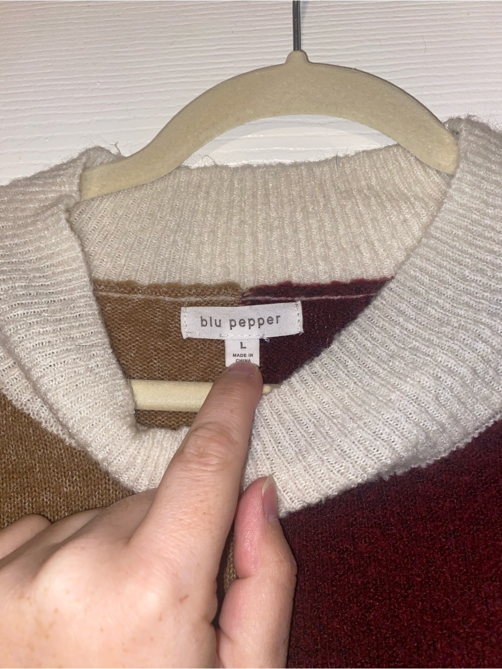 Colorblock sweater - Picture 2 of 2